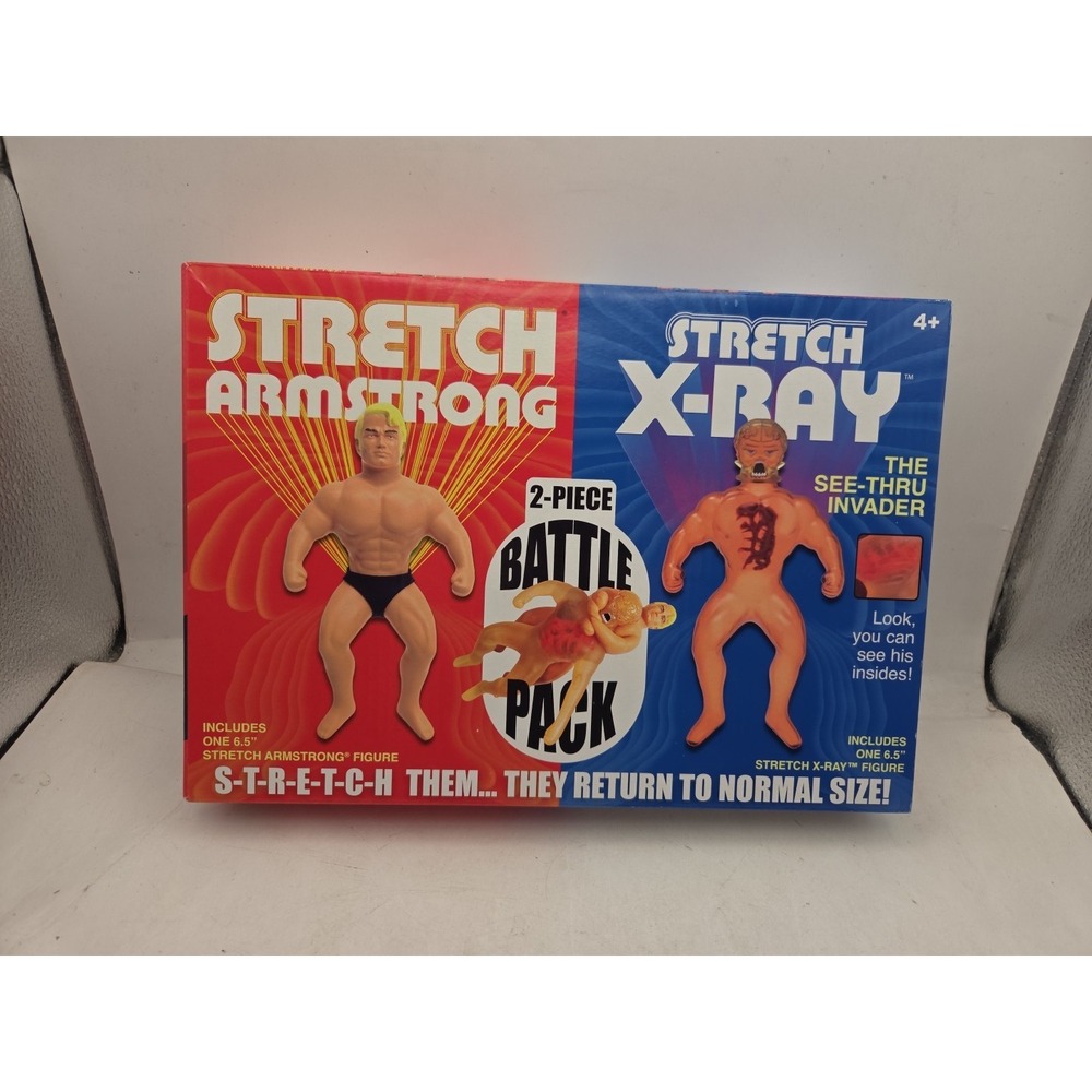 STRETCH ARMSTRONG & STRETCH X-RAY (2025) 6.5" 2-PIECE BATTLE PACK FIGURES New